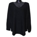 Λεπτή Πλεκτή Μπλούζα με V